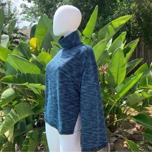 NWT Free People Sunny Day Textured Variegated Yarn TurtleNeck Sweater - Picture 8 of 15